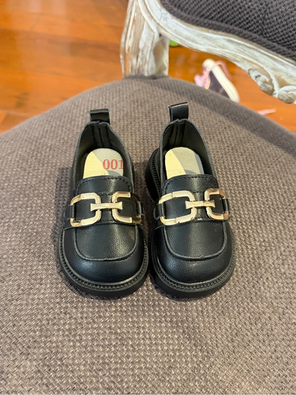 Girls' Lightweight Flat Loafers, Princess British Style